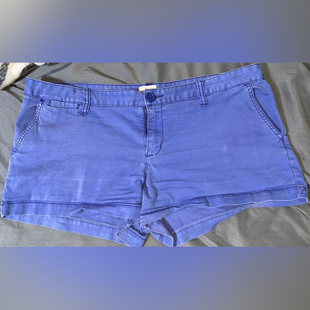 Purple/Blue Mossimo Jean-Shorts. Size 17.